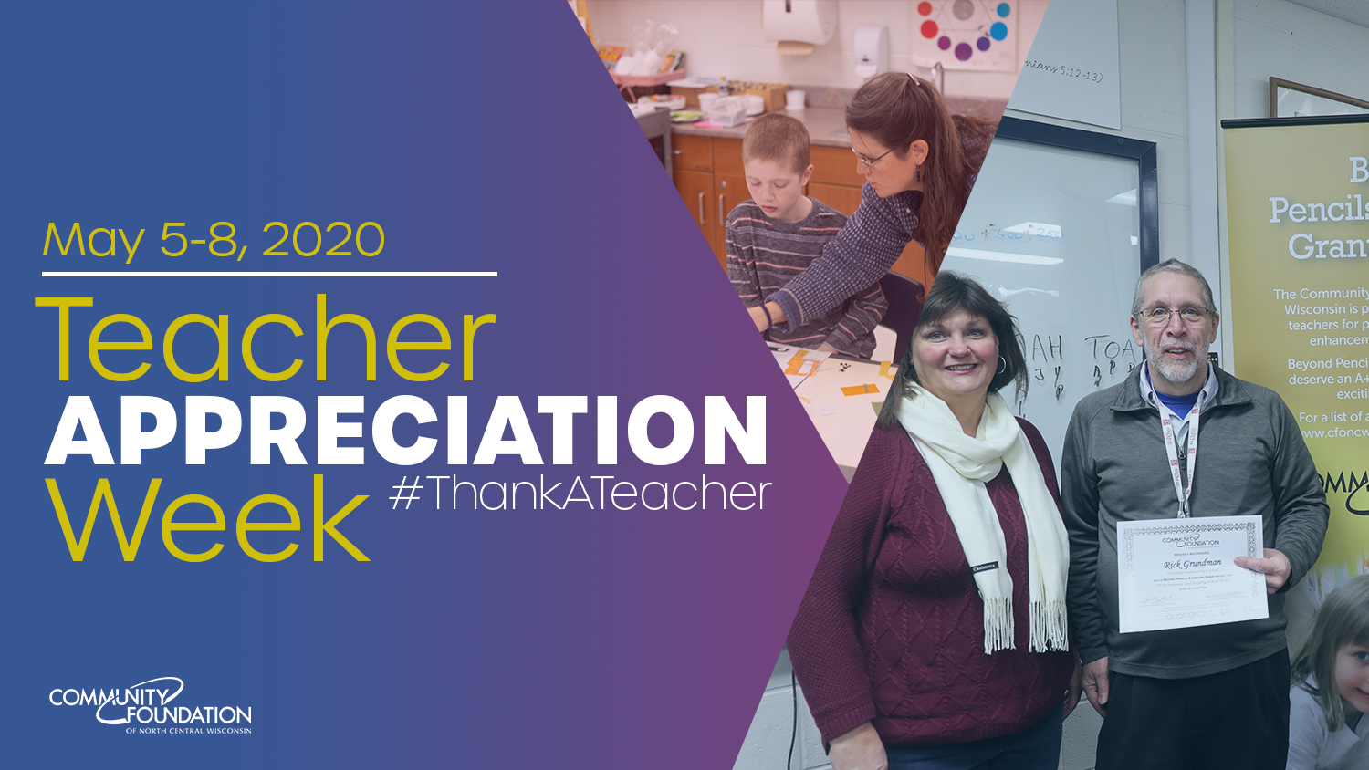 Thank you, Teachers! National Teacher Appreciation Week CFONCW